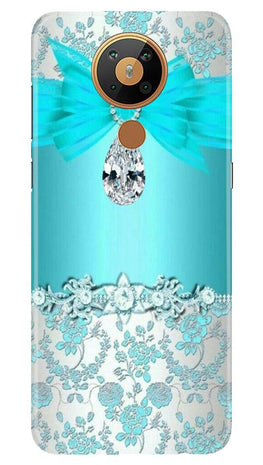 Shinny Blue Background Case for Nokia 5.3