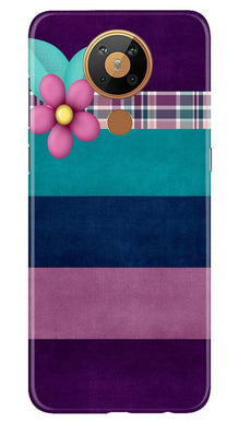 Purple Blue Mobile Back Case for Nokia 5.3 (Design - 37)