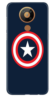 Captain America Mobile Back Case for Nokia 5.3 (Design - 42)
