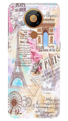 Paris Eiftel Tower Mobile Back Case for Nokia 5.3 (Design - 54)