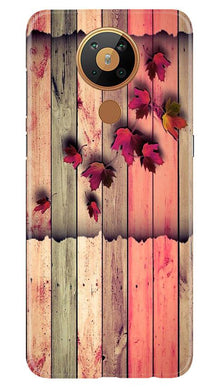 Wooden look2 Mobile Back Case for Nokia 5.3 (Design - 56)