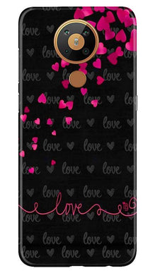 Love in Air Mobile Back Case for Nokia 5.3 (Design - 89)