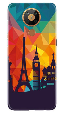 Eiffel Tower2 Mobile Back Case for Nokia 5.3 (Design - 91)
