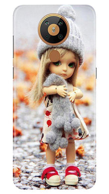 Cute Doll Mobile Back Case for Nokia 5.3 (Design - 93)
