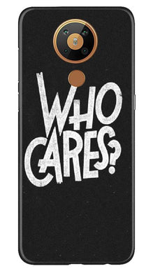 Who Cares Mobile Back Case for Nokia 5.3 (Design - 94)