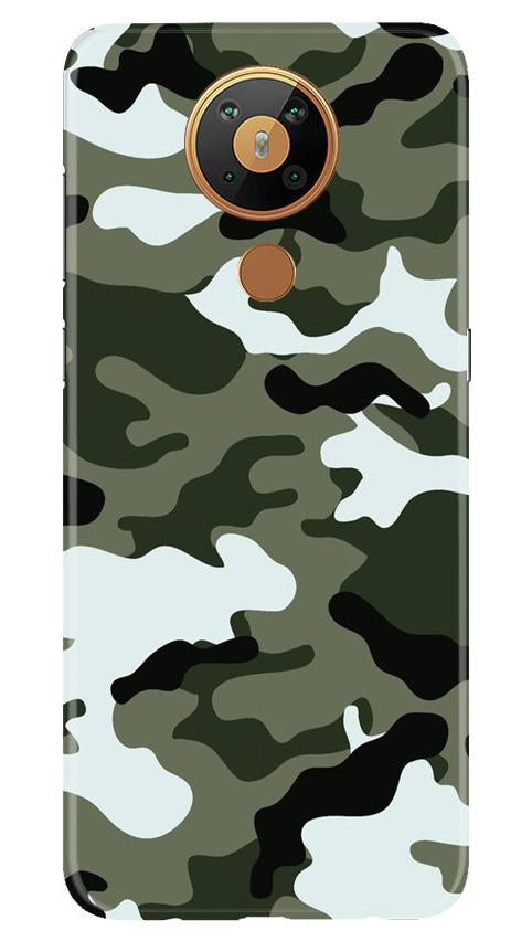 Army Camouflage Case for Nokia 5.3  (Design - 108)