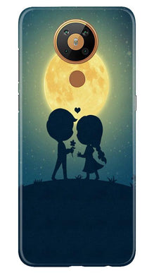 Love Couple Mobile Back Case for Nokia 5.3  (Design - 109)