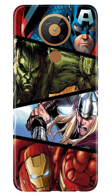 Avengers Superhero Mobile Back Case for Nokia 5.3  (Design - 124)