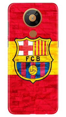 FCB Football Mobile Back Case for Nokia 5.3  (Design - 174)