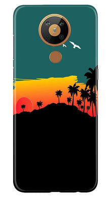 Sky Trees Mobile Back Case for Nokia 5.3 (Design - 191)