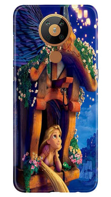 Cute Girl Mobile Back Case for Nokia 5.3 (Design - 198)