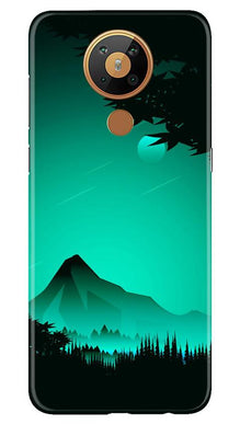 Moon Mountain Mobile Back Case for Nokia 5.3 (Design - 204)