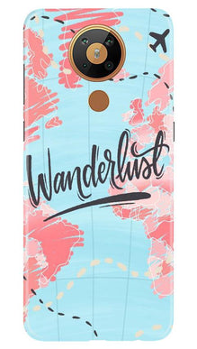 Wonderlust Travel Mobile Back Case for Nokia 5.3 (Design - 223)