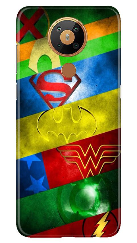 Superheros Logo Case for Nokia 5.3 (Design No. 251)