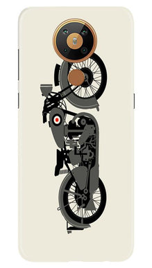 MotorCycle Mobile Back Case for Nokia 5.3 (Design - 259)