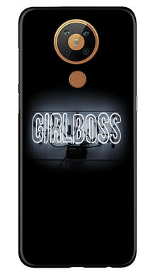 Girl Boss Black Mobile Back Case for Nokia 5.3 (Design - 268)