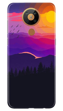 Sun Set Mobile Back Case for Nokia 5.3 (Design - 279)