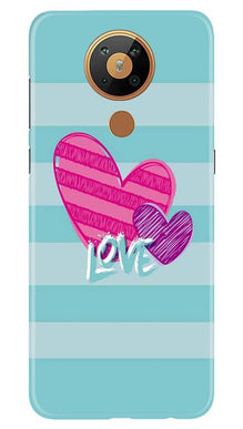 Love Mobile Back Case for Nokia 5.3 (Design - 299)