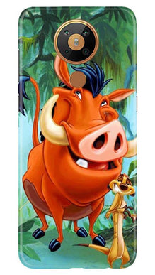 Timon and Pumbaa Mobile Back Case for Nokia 5.3 (Design - 305)