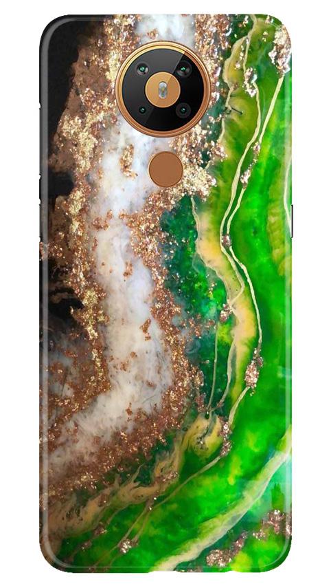 Marble Texture Mobile Back Case for Nokia 5.3 (Design - 307)