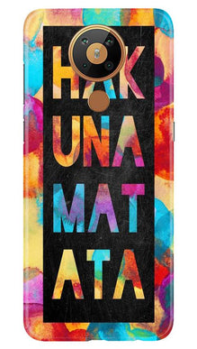 Hakuna Matata Mobile Back Case for Nokia 5.3 (Design - 323)