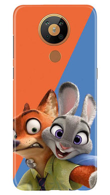 Cartoon Mobile Back Case for Nokia 5.3 (Design - 346)