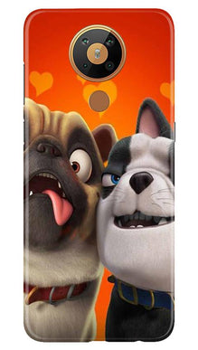 Dog Puppy Mobile Back Case for Nokia 5.3 (Design - 350)