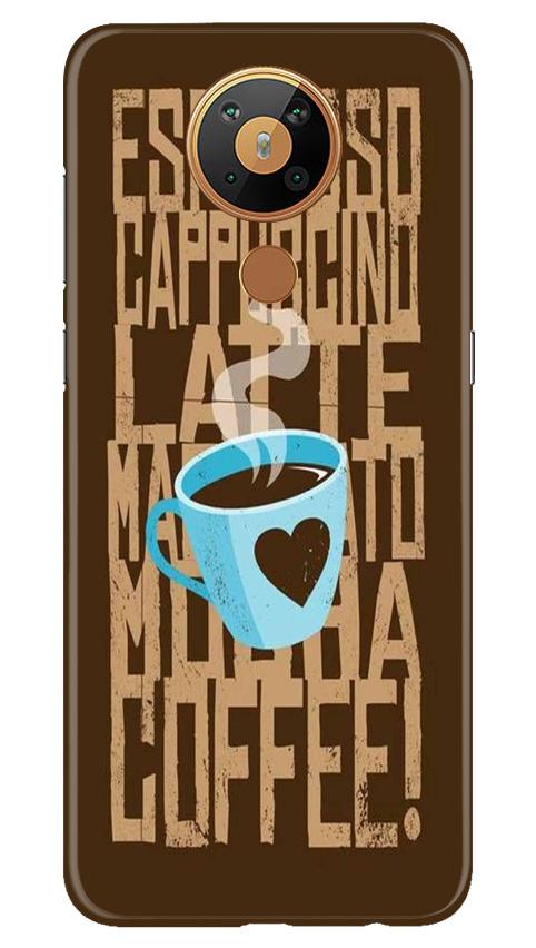 Love Coffee Mobile Back Case for Nokia 5.3 (Design - 351)