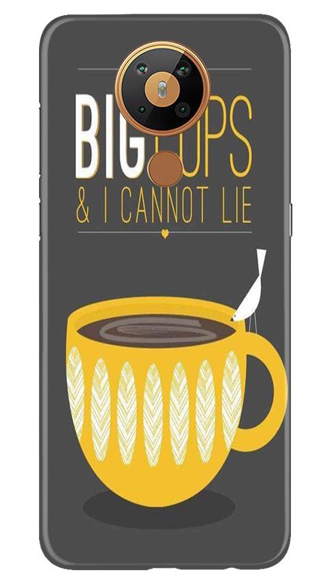 Big Cups Coffee Mobile Back Case for Nokia 5.3 (Design - 352)