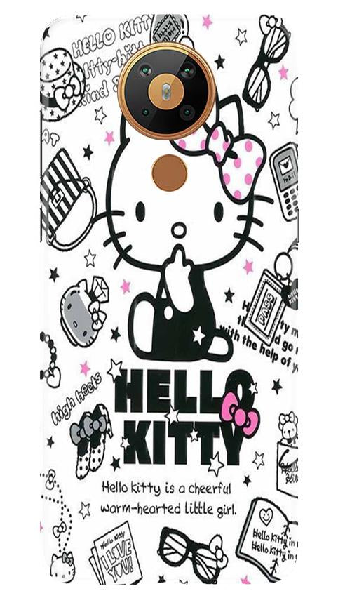 Hello Kitty Mobile Back Case for Nokia 5.3 (Design - 361)