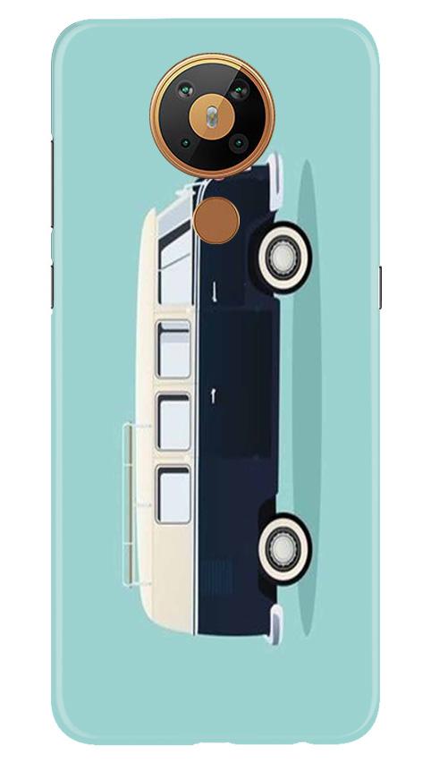 Travel Bus Mobile Back Case for Nokia 5.3 (Design - 379)