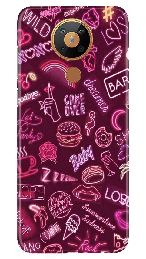 Party Theme Mobile Back Case for Nokia 5.3 (Design - 392)