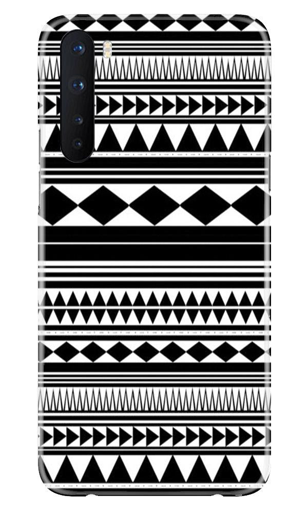 Black white Pattern Case for OnePlus Nord