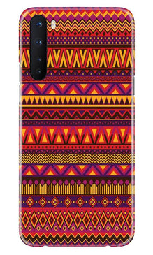 Zigzag line pattern2 Mobile Back Case for OnePlus Nord (Design - 10)