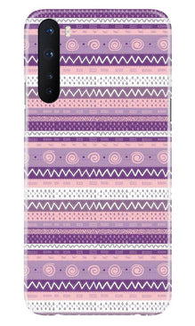 Zigzag line pattern3 Mobile Back Case for OnePlus Nord (Design - 11)