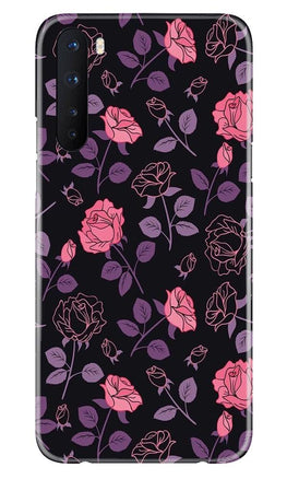 Rose Black Background Case for OnePlus Nord