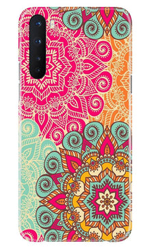 Rangoli art2 Mobile Back Case for OnePlus Nord (Design - 29)