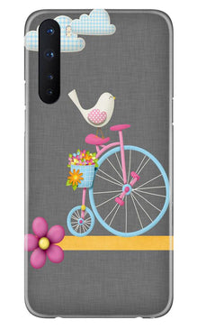 Sparron with cycle Mobile Back Case for OnePlus Nord (Design - 34)