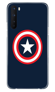 Captain America Mobile Back Case for OnePlus Nord (Design - 42)