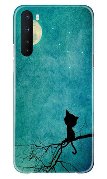 Moon cat Mobile Back Case for OnePlus Nord (Design - 70)