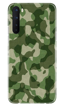 Army Camouflage Mobile Back Case for OnePlus Nord  (Design - 106)