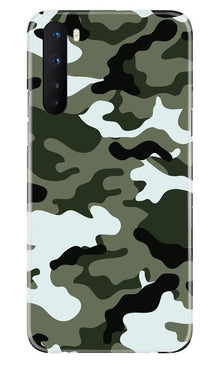 Army Camouflage Mobile Back Case for OnePlus Nord  (Design - 108)