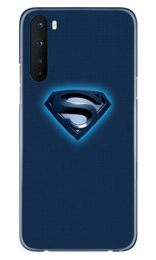 Superman Superhero Mobile Back Case for OnePlus Nord  (Design - 117)