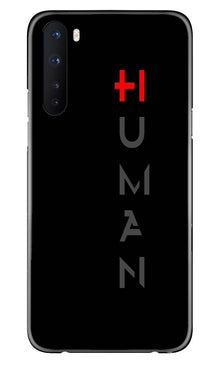 Human Mobile Back Case for OnePlus Nord  (Design - 141)