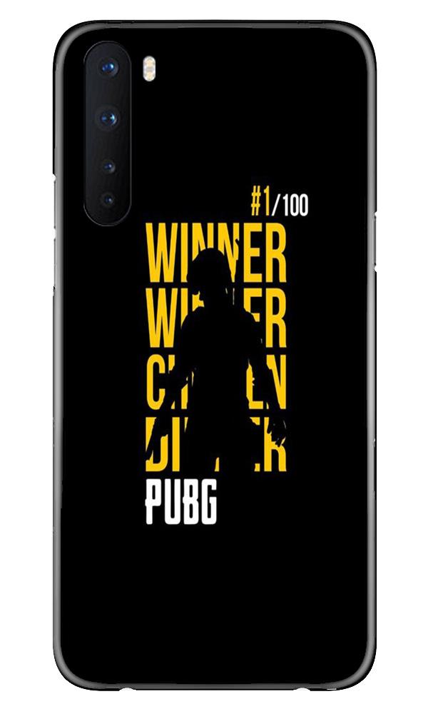Pubg Winner Winner Case for OnePlus Nord  (Design - 177)
