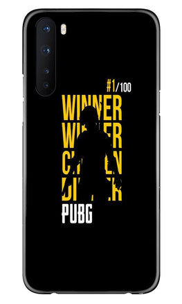 Pubg Winner Winner Case for OnePlus Nord(Design - 177)