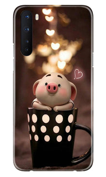 Cute Bunny Mobile Back Case for OnePlus Nord (Design - 213)