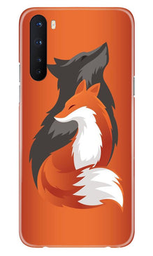 Wolf  Mobile Back Case for OnePlus Nord (Design - 224)