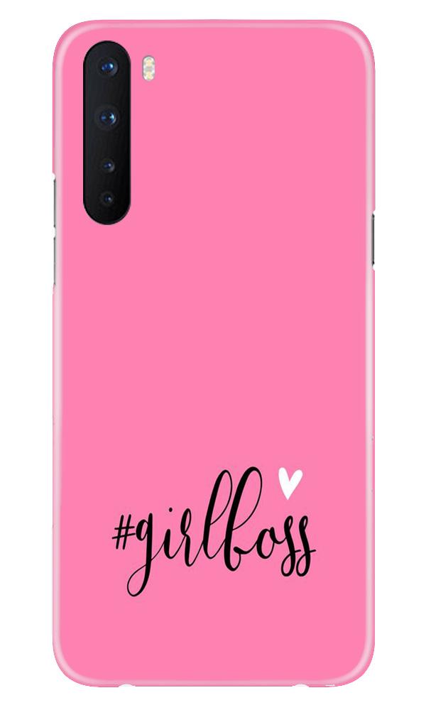 Girl Boss Pink Case for OnePlus Nord (Design No. 269)