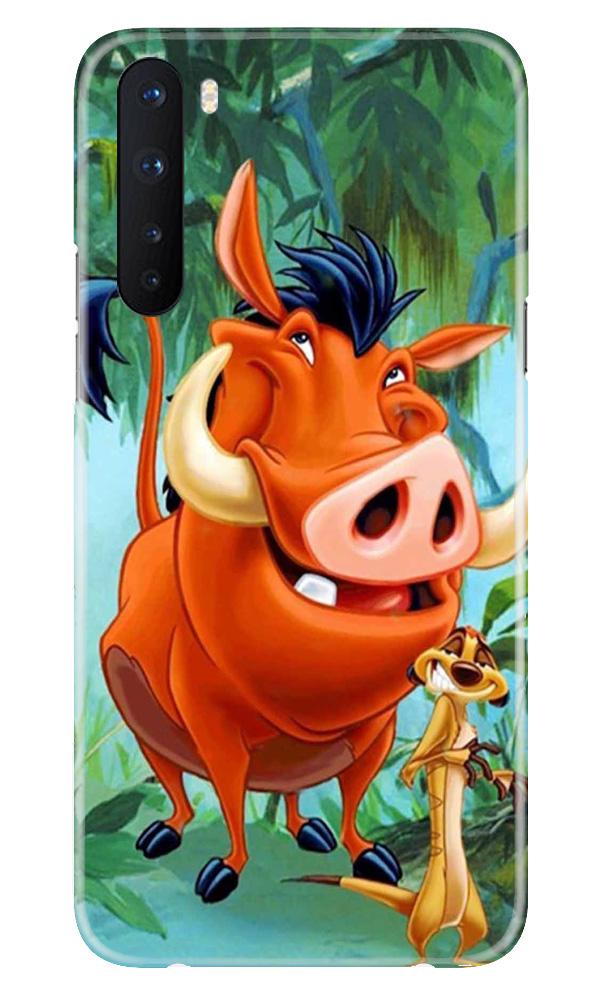 Timon and Pumbaa Mobile Back Case for OnePlus Nord (Design - 305)